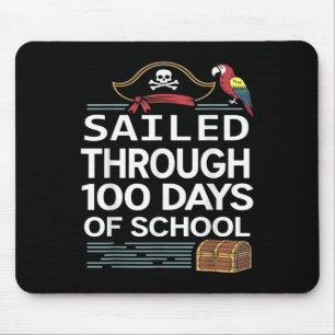 Segelte durch 100 Tage Schulpferd Schiff Teac Mousepad