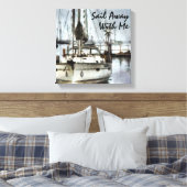 Segeltheater für Nautic Leinwanddruck (Insitu (Schlafzimmer))