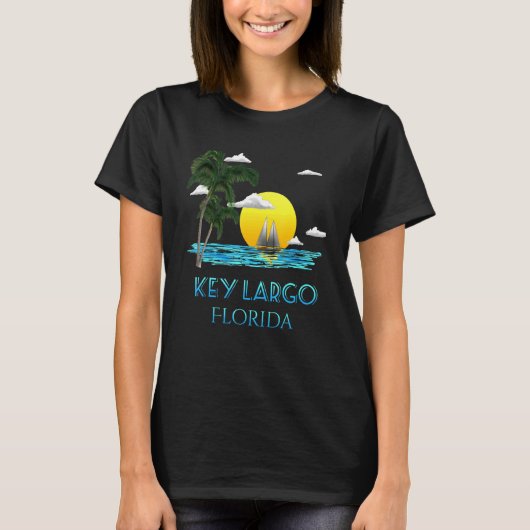 Segeltörnchen Largo Florida Keys Beach Sunset T-Shirt (Vorderseite)