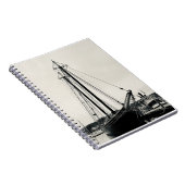 Segeltörns in das Geschichtsschiff Notizblock (Rechte Seite)