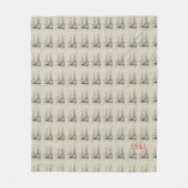 Segeltörns ins Jahr 1841 Fleecedecke (Vorderseite)