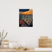 Segeltörns West Canvas Print Poster (Küche)
