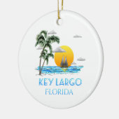 Segeltreiber Largo Florida Keys Keramik Ornament (Links)