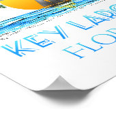 Segeltreiber Largo Florida Keys Poster (Ecke)