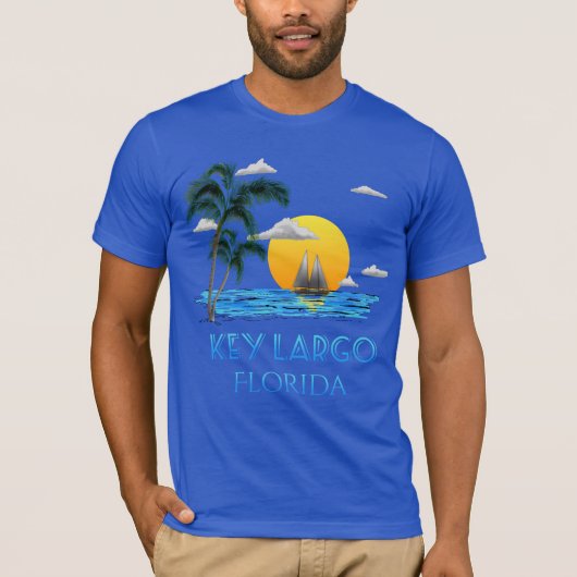 Segeltreiber Largo Florida Keys T-Shirt (Vorderseite)