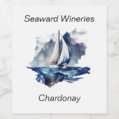 Segeltuch für Wein Weinetikett (Einzelnes Label)