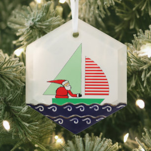 Segelurlaub Geschenk Keramik-Ornament Ornament Aus Glas