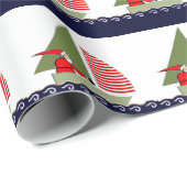 Segelurlaub Geschenkpapier (Rolleneckpunkt)