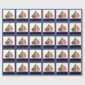 Segelurlaub Geschenkverpackungspapier Geschenkpapier (Flach)