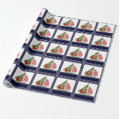 Segelurlaub Geschenkverpackungspapier Geschenkpapier (Ungerollt)