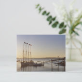 Segelvorbereitungen Postkarte (Stehend Vorderseite)