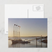 Segelvorbereitungen Postkarte (Vorne/Hinten)
