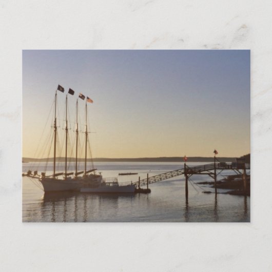 Segelvorbereitungen Postkarte (Vorderseite)