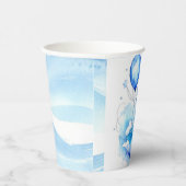 Segelweg zur Freude: Nautical Baby Shower Pappbecher (Rechts)