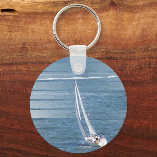 Segelwind Design Schlüsselanhänger (Vorderseite)