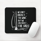 Segelwind passt das Segelboot an - Segelboot Mousepad (Mit Mouse)