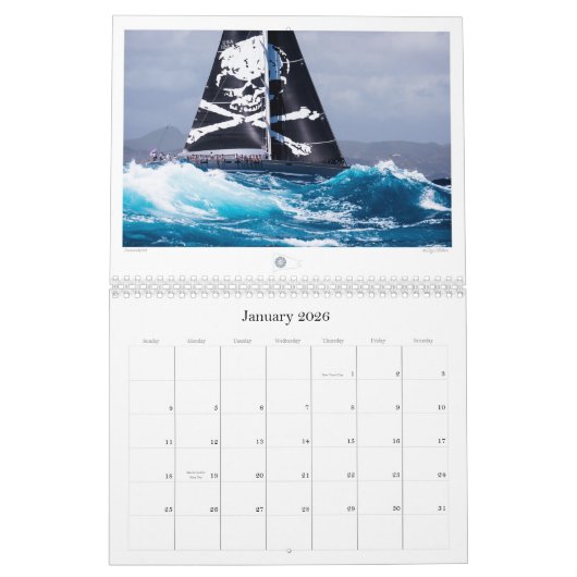 Segelyachten Kalender von Cory Silken (Jan 2026)