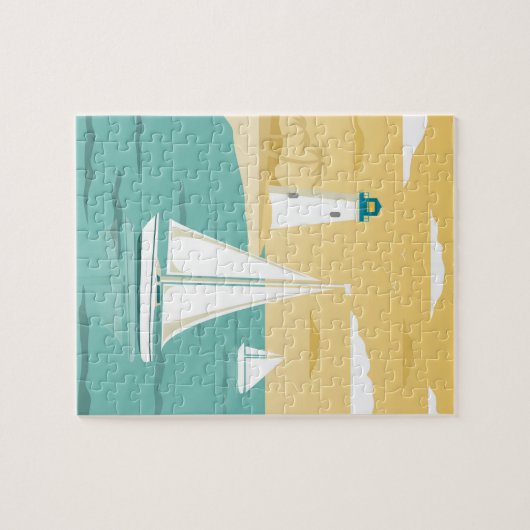 Segelyachten Puzzle (Horizontal)