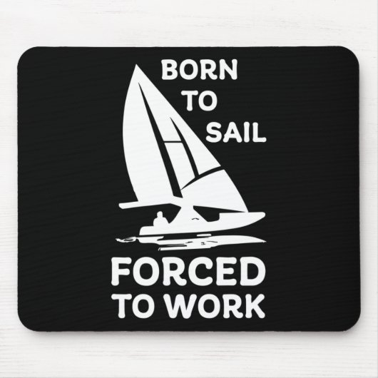 Segelyachten Racing Skippers Funny Mousepad (Vorne)