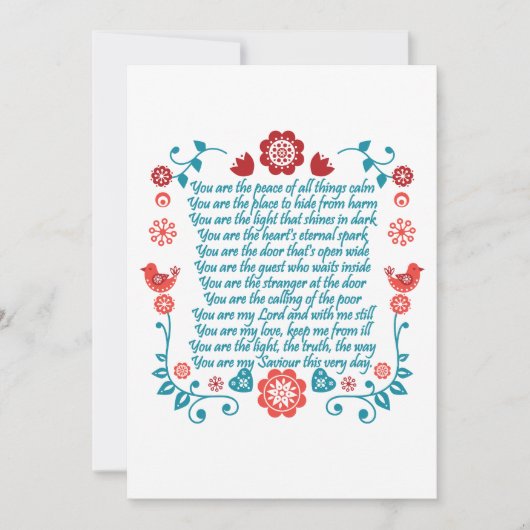 Segen 13 einladung (Vorderseite)