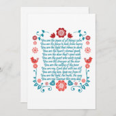 Segen 13 einladung (Vorne/Hinten)