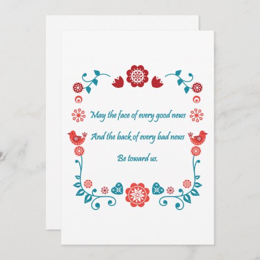 Segen 27 einladung (Vorne/Hinten)