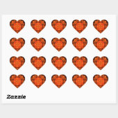 Segen Abstrakt Art Heart Sticker (Blatt)
