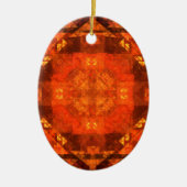 Segen Abstrakt Art Oval Ornament (Vorne)