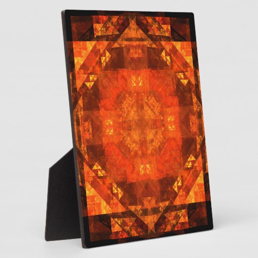 Segen Abstrakt Art Plaque Fotoplatte (Seite)