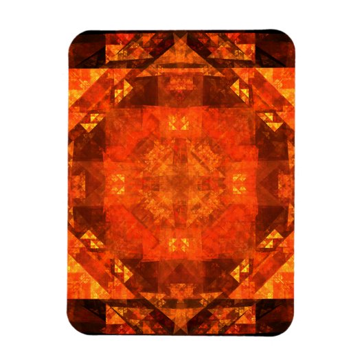 Segen Abstrakt Art Premium Magnet (Vertikal)