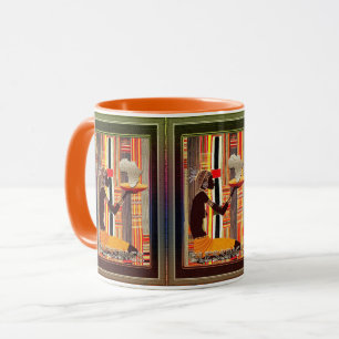 Segen, afrikanische Volkskunst Tasse