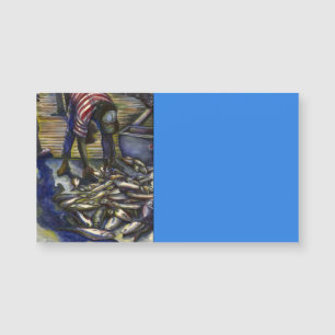 Segen am Samstag, Hafen Insel, Bahamas Magnetkarte