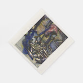 Segen am Samstag, Hafen Insel, Bahamas Serviette (Ecke)