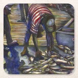 Segen am Samstag, Hafen Rechteckiger Pappuntersetzer