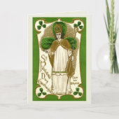 Segen am St. Patrick's Day - Karte (Vorderseite)