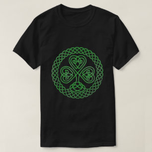 Segen Celtic Knot 4 Leaf Clover St. Patrick's T-Shirt
