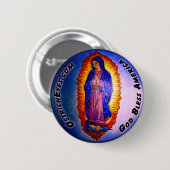 Segen Damen-Guadalupe Button (Vorne & Hinten)