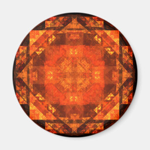 Segen der Abstrakten Art Round Magnet