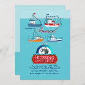Segen der Flotteneinladung Einladung (Vorne/Hinten)