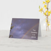 Segen der Freundschaftsdoppelfahrkarte Karte (Gelbe Blume)