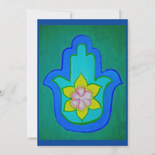 Segen der Hands Large Group Card Dankeskarte (Vorderseite)