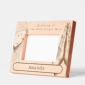 Segen der heiligen Jungfrau Mary Geätzte Rahmen (Links)