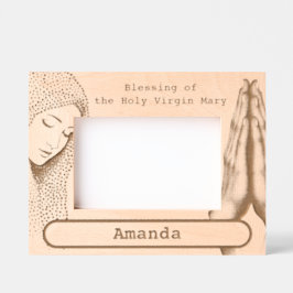 Segen der heiligen Jungfrau Mary Geätzte Rahmen
