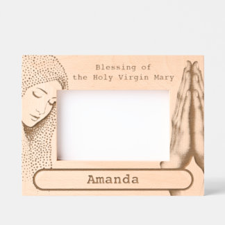 Segen der heiligen Jungfrau Mary Geätzte Rahmen