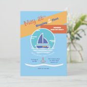 Segen der Party Einladung der Flotte (Stehend Vorderseite)