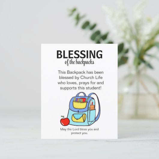 Segen der Rucksäcke (Stehend Vorderseite)