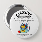 Segen der Rucksäcke Geschenk Tags Schlüsselring Bu Button (Vorne & Hinten)