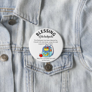 Segen der Rucksäcke Geschenkanhänger Schlüsselanhä Button