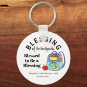 Segen der Rucksäcke Gesegnet, ein Segen zu sein Schlüsselanhänger (Vorderseite)