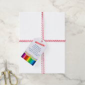 Segen der Rucksäcke Kirche der farbigen Stifte Geschenkanhänger (Mit Garn)